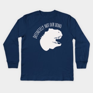 Not Our Dino Kids Long Sleeve T-Shirt